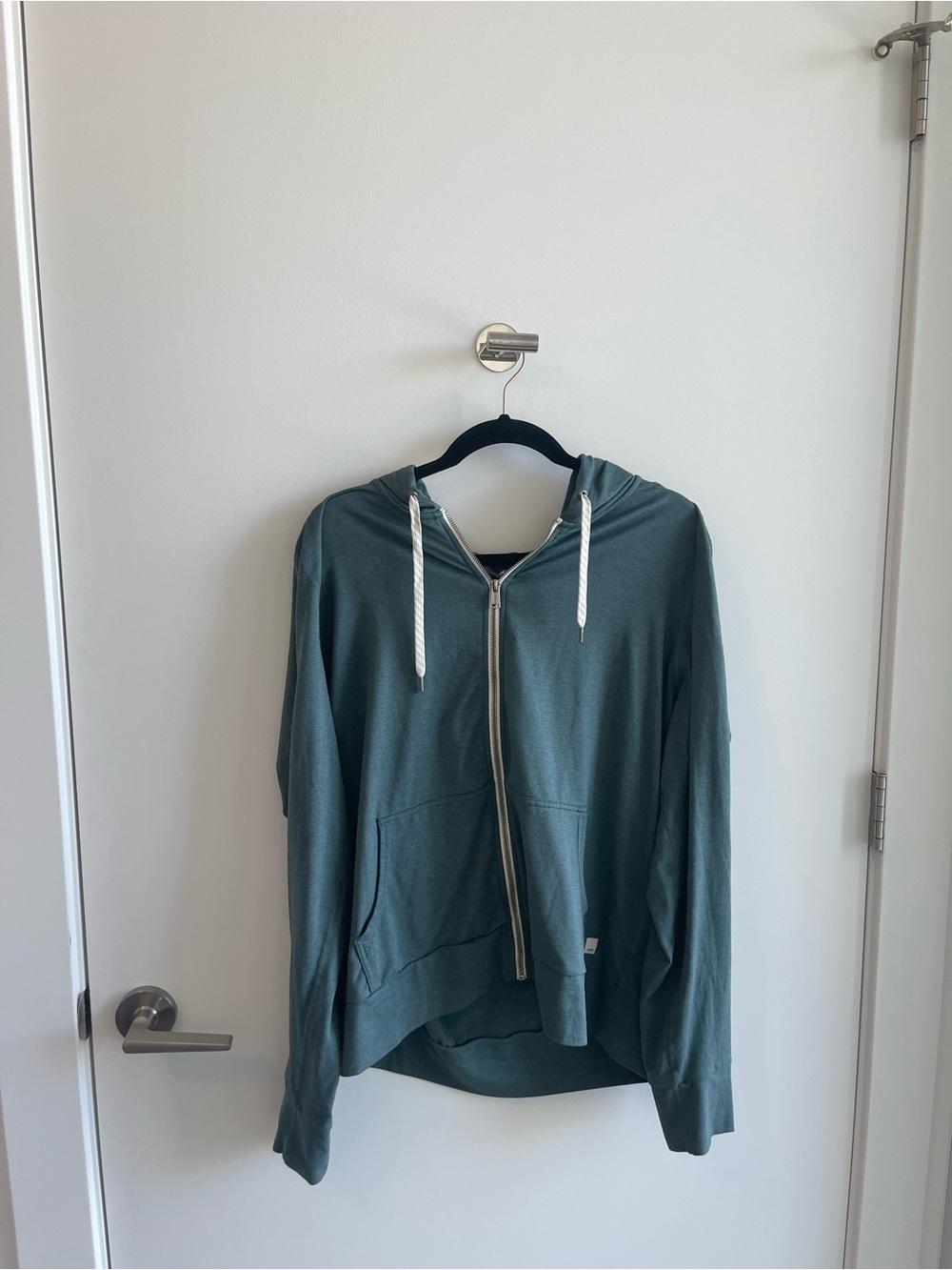 Vuori Teal Zip-Up Hoodie